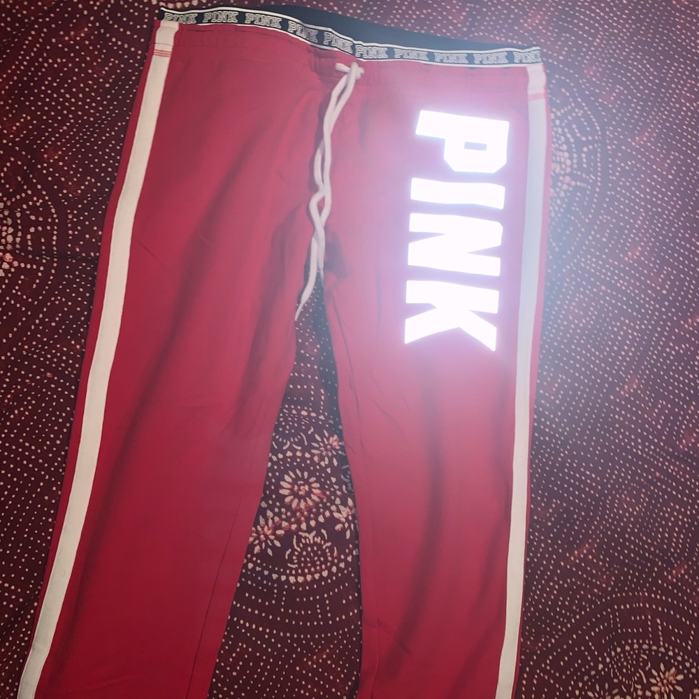 COPY - Pink Reflective Gym Pant